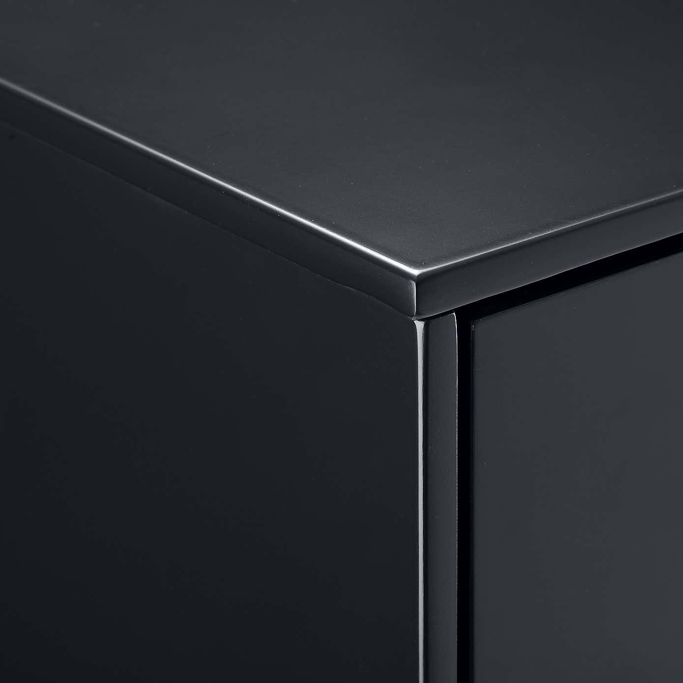 Cecil 2 Drawer Bedside, Anthracite