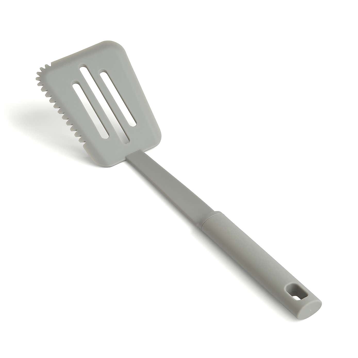 Handy Kitchen Slotted Turner with Serrated Edge