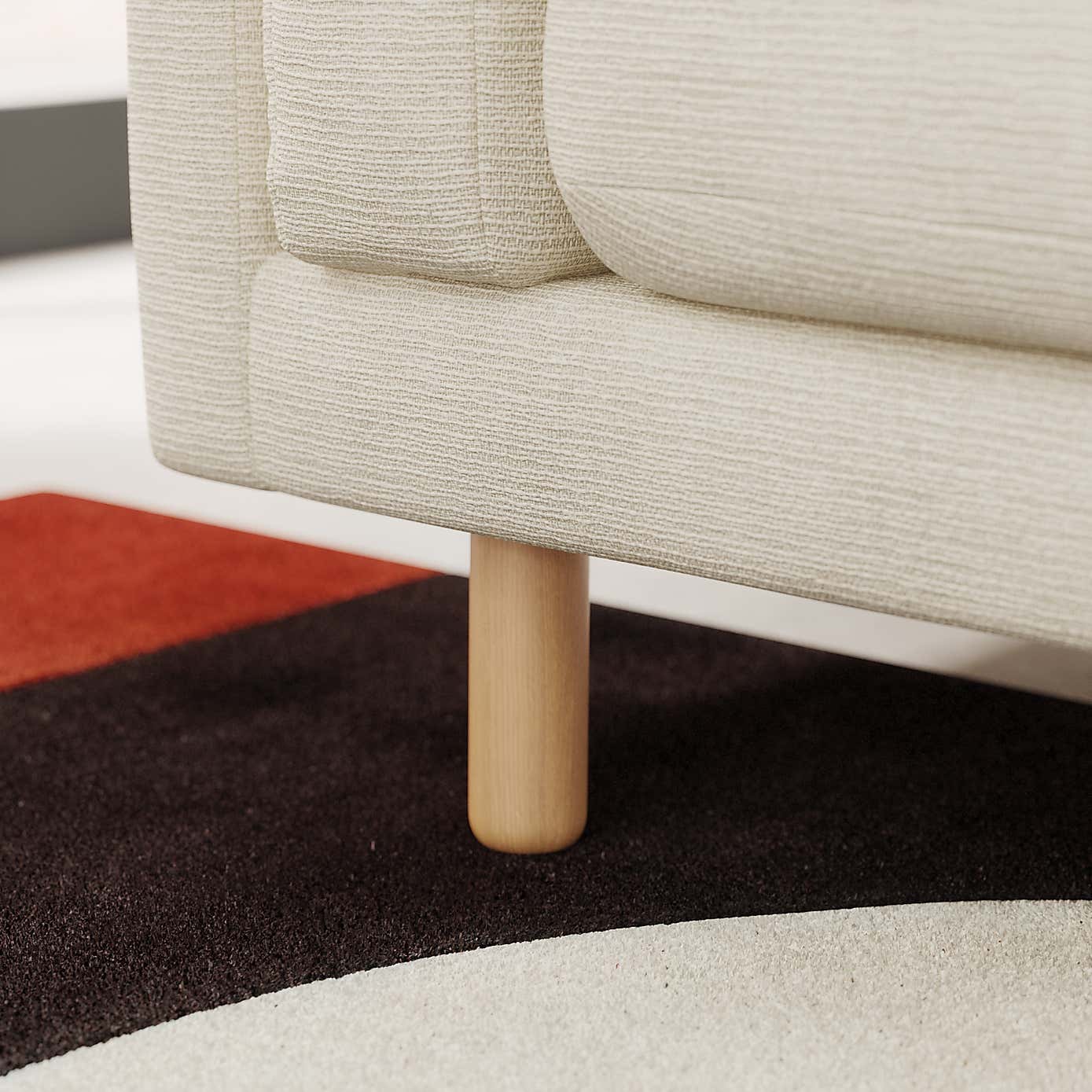 Newton Chunky Tonal Weave Corner Chaise