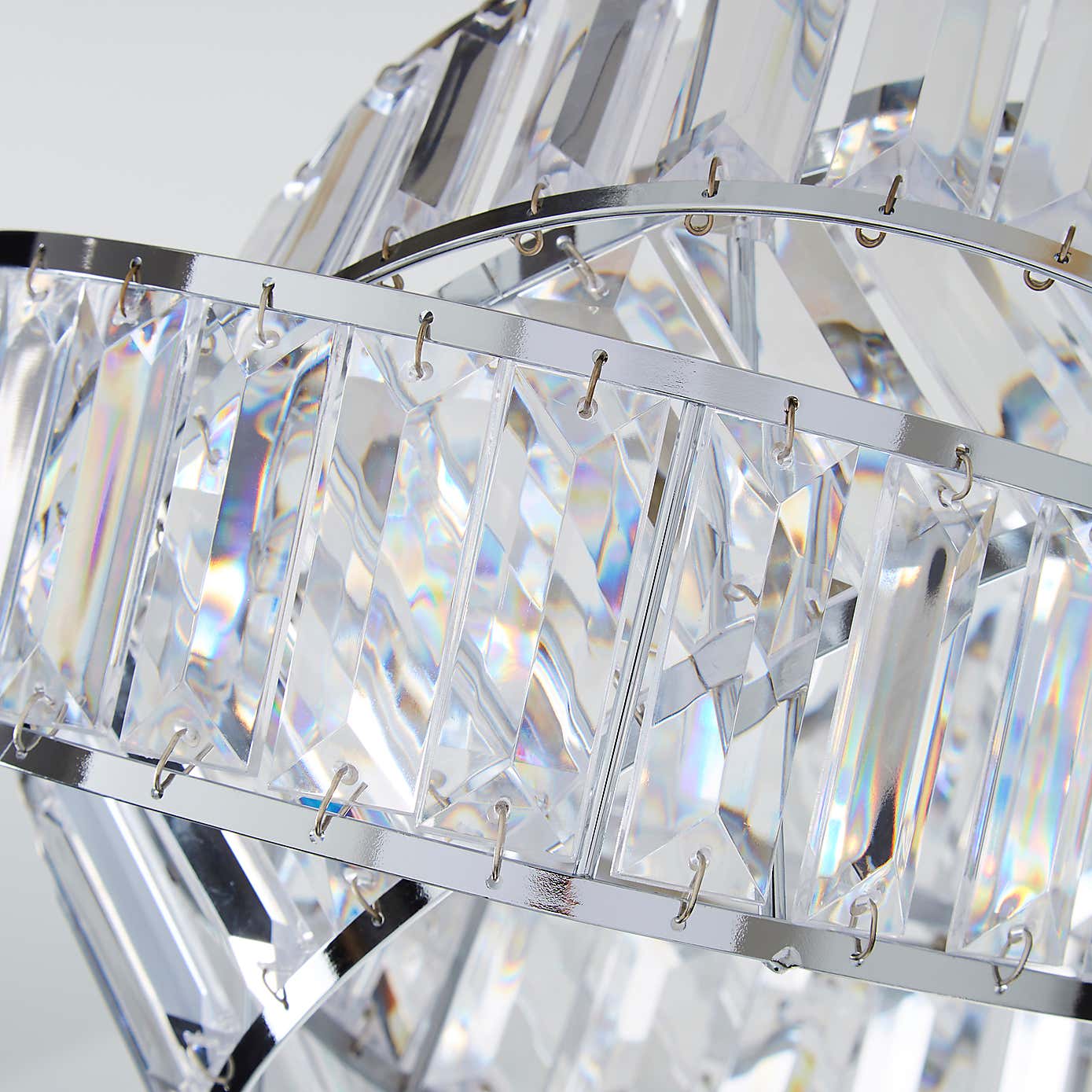 Lilia Acrylic Clear Easy Fit Pendant Shade