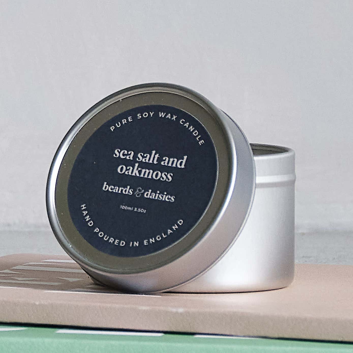 Peach Anthurium Potted House Plant and Candle Bundle