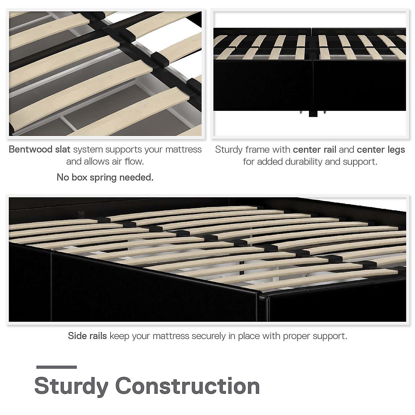 Dorel Home Dakota Bed with Storage