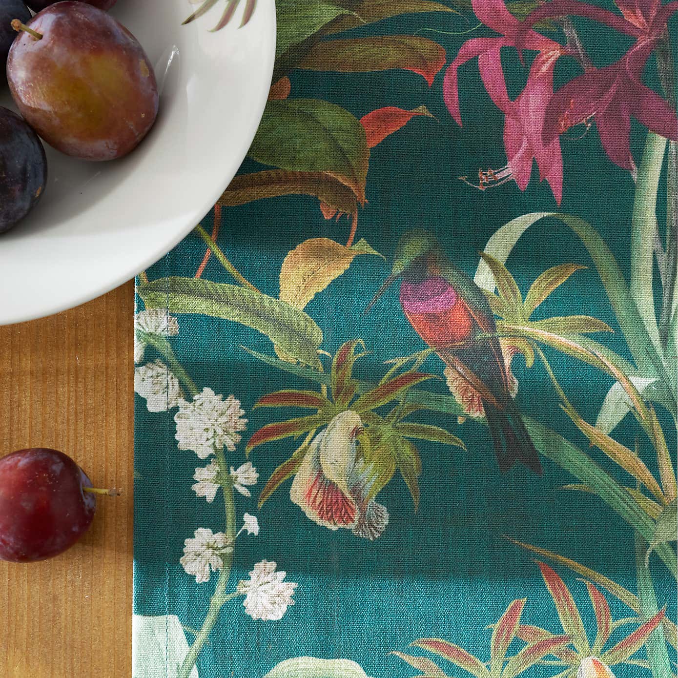 Botanical Bird Table Runner