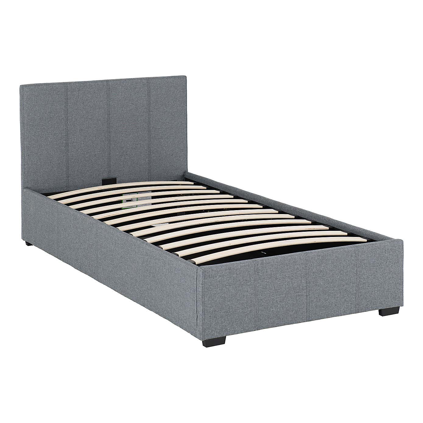 Waverley Linen Ottoman Bedstead - Grey