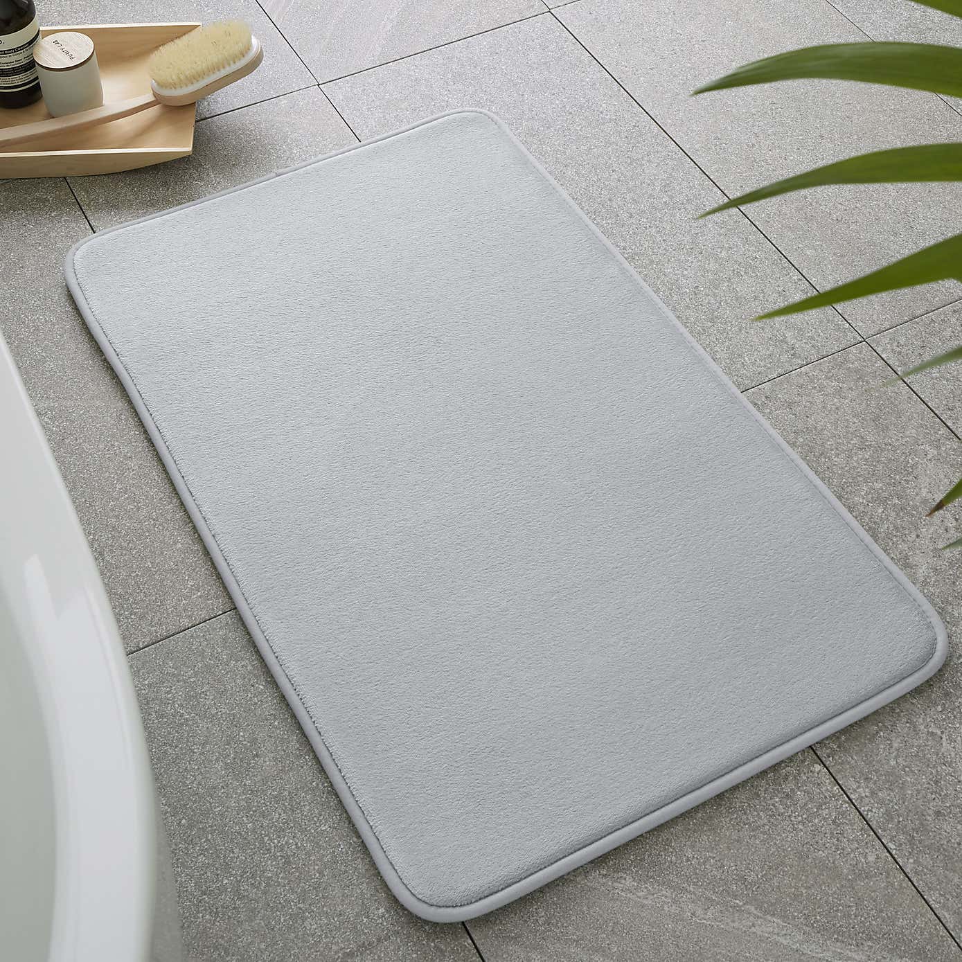 Catherine Lansfield Anti Bacterial Memory Foam Bath Mat
