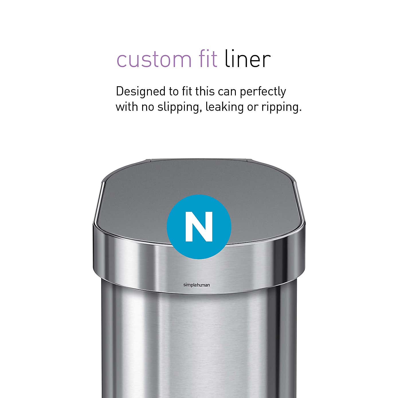 Simplehuman Slim 45L Pedal Bin