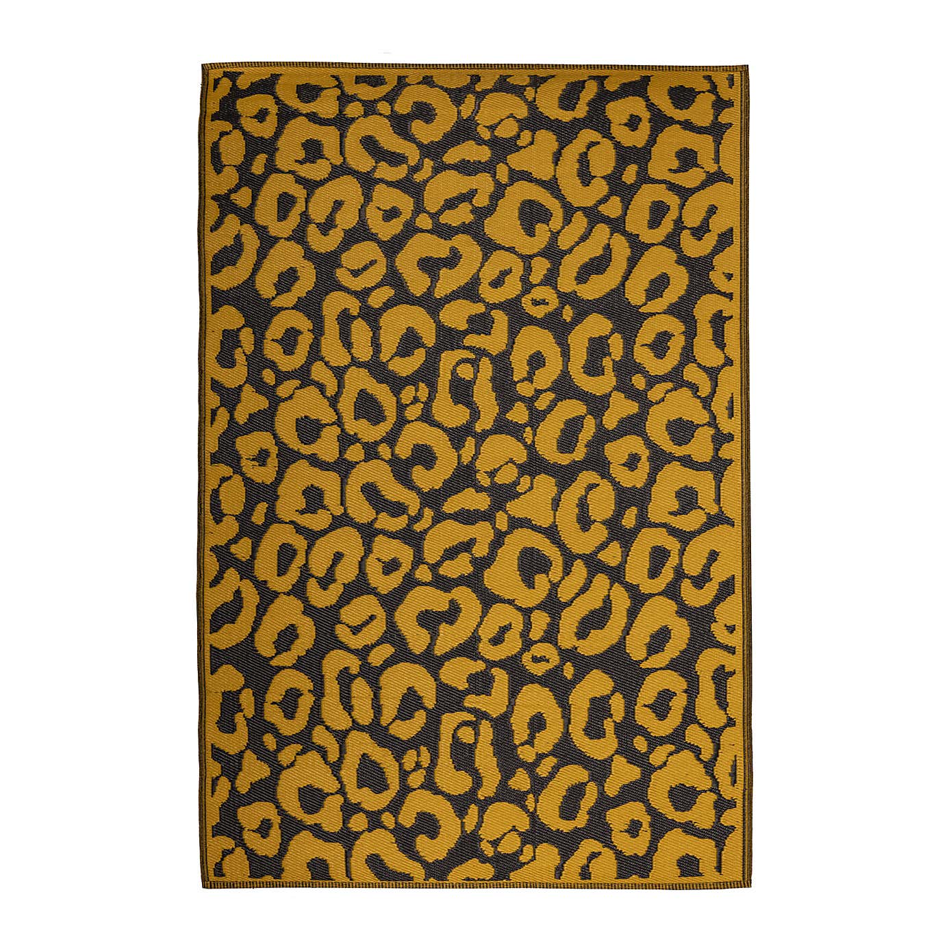 Fallen Fruits Leopard Outdoor Rug
