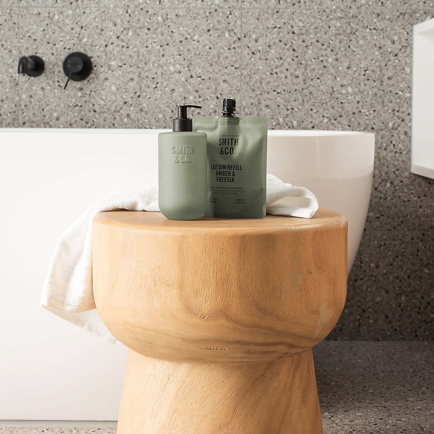 Smith & Co Amber & Freesia Hand & Body Wash Refill