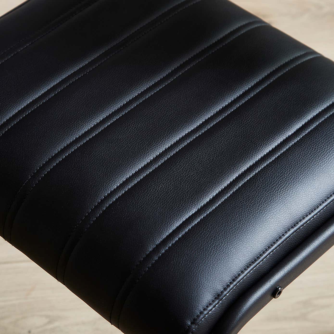 Rhys Set of 2 Dining Chairs, Faux Leather