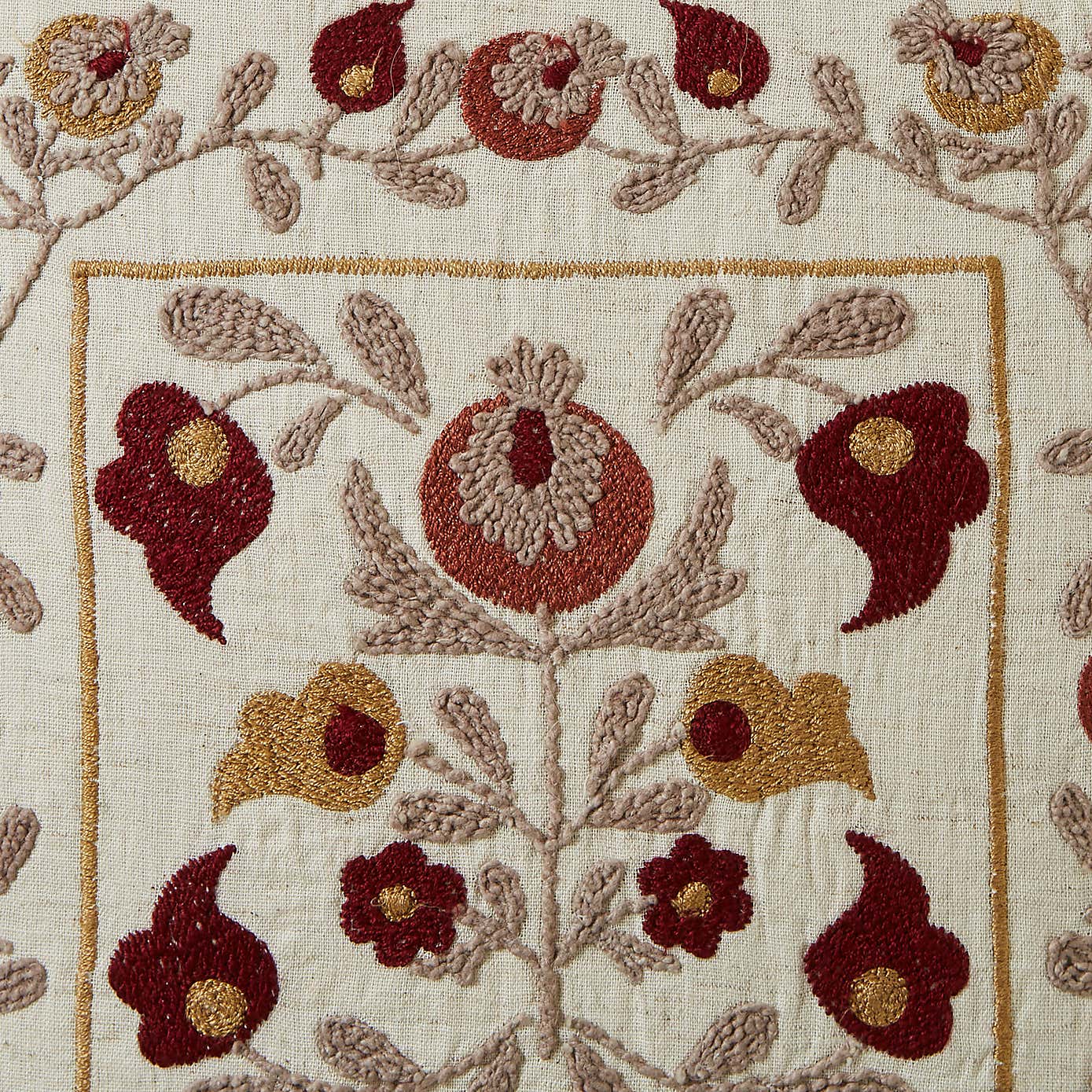 Churchgate Morcott Embroidered Square Cushion