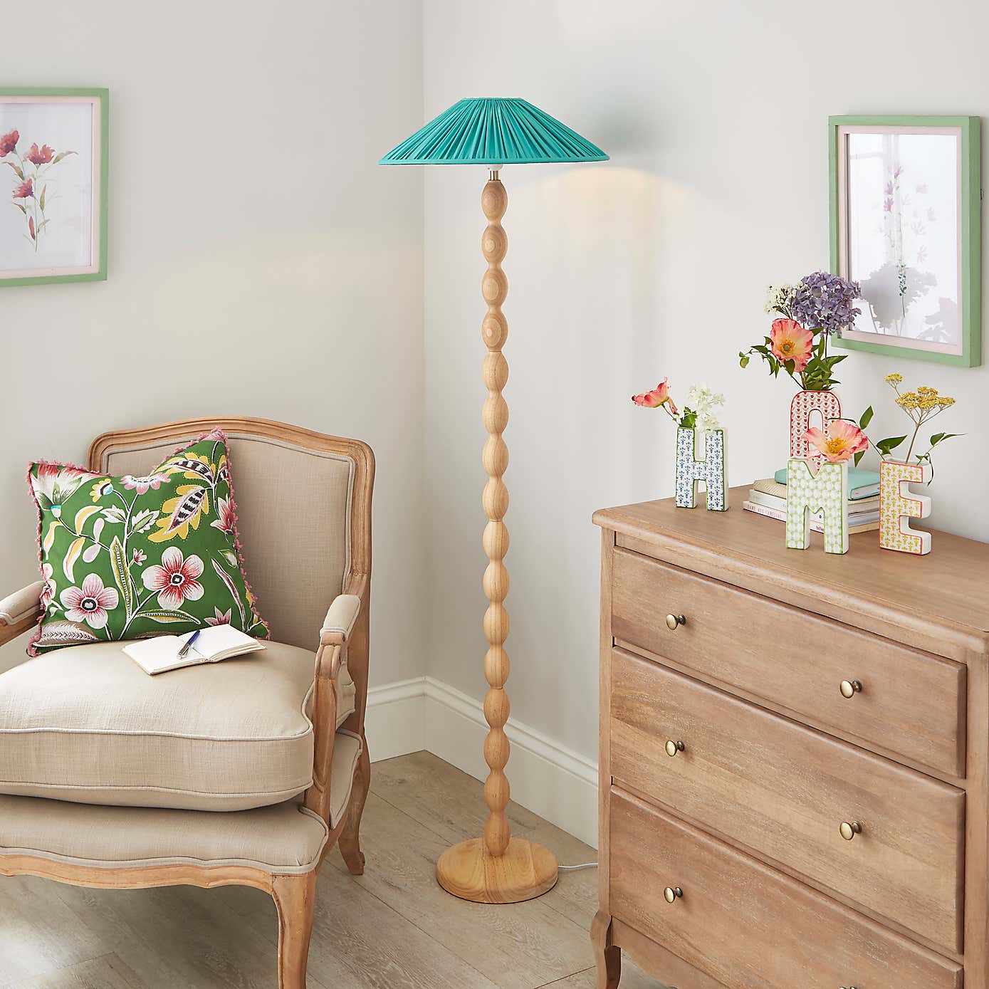 Polly Pleated Tapered Lamp Shade