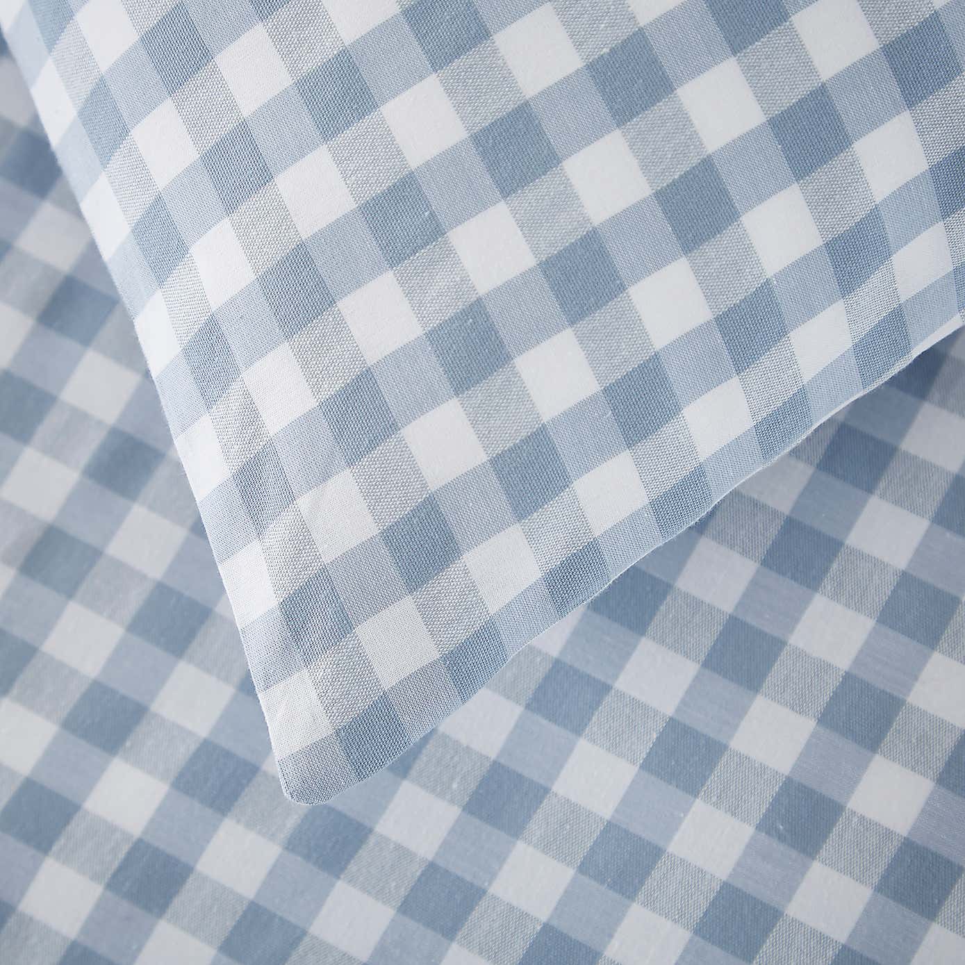 Portloe Woven Gingham Duvet Cover & Pillowcase Set
