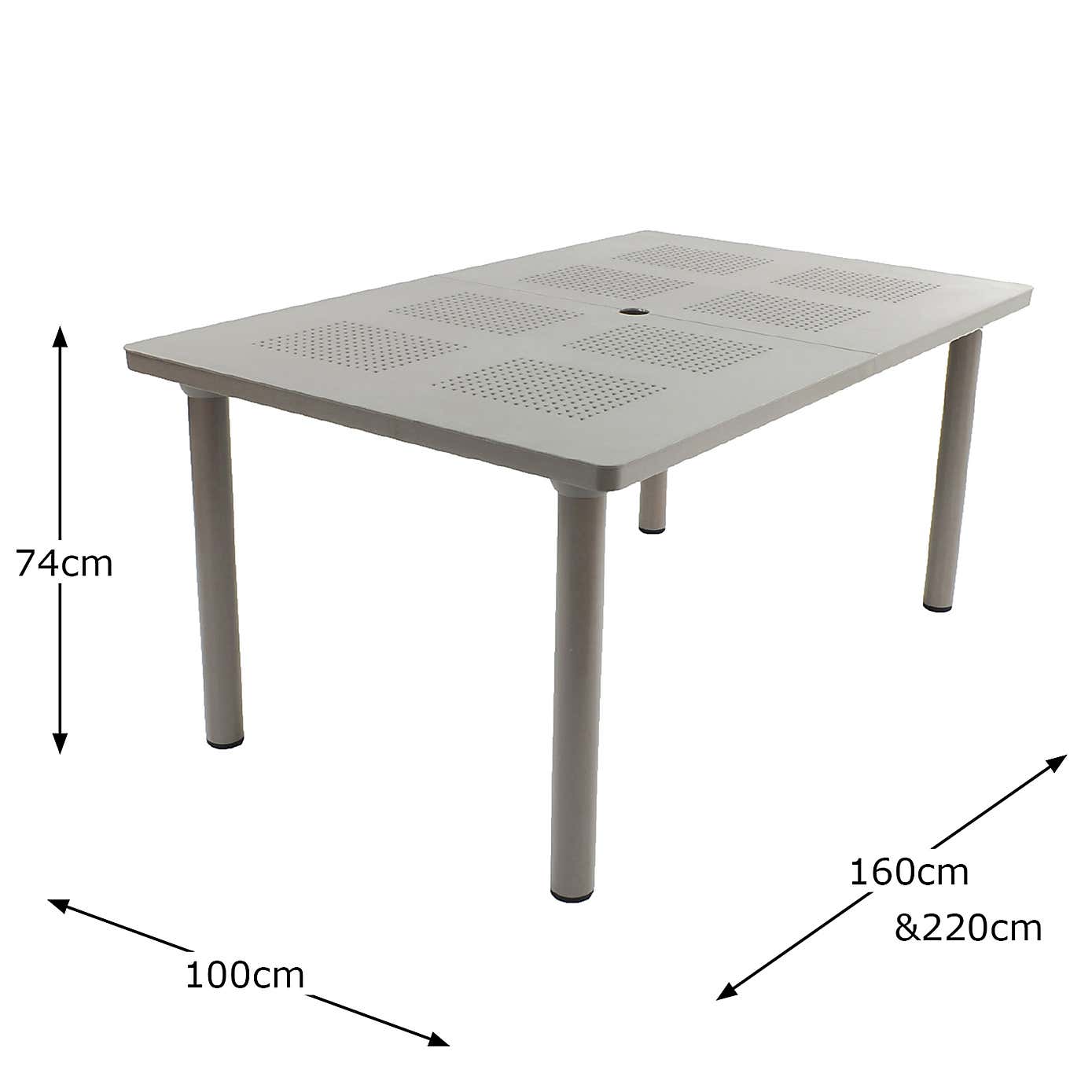 Libeccio 6 Seat Extendable Dining Set