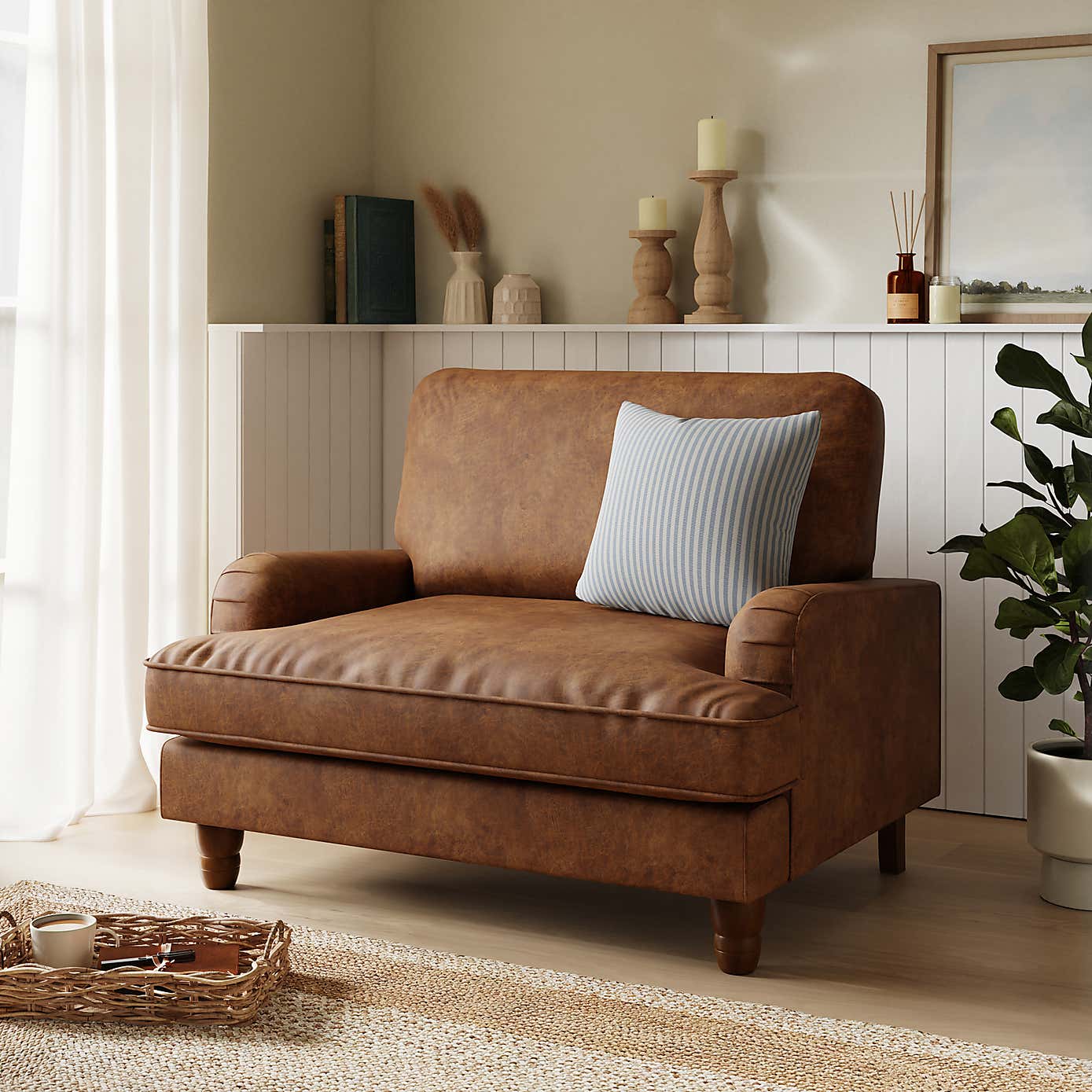 Relaxed Faux Leather Fabric Sample