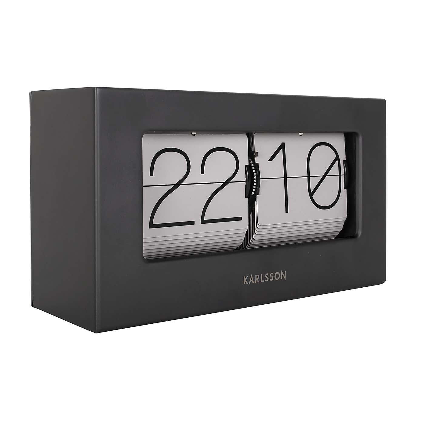 Karlsson Boxed Flip Mantel Clock