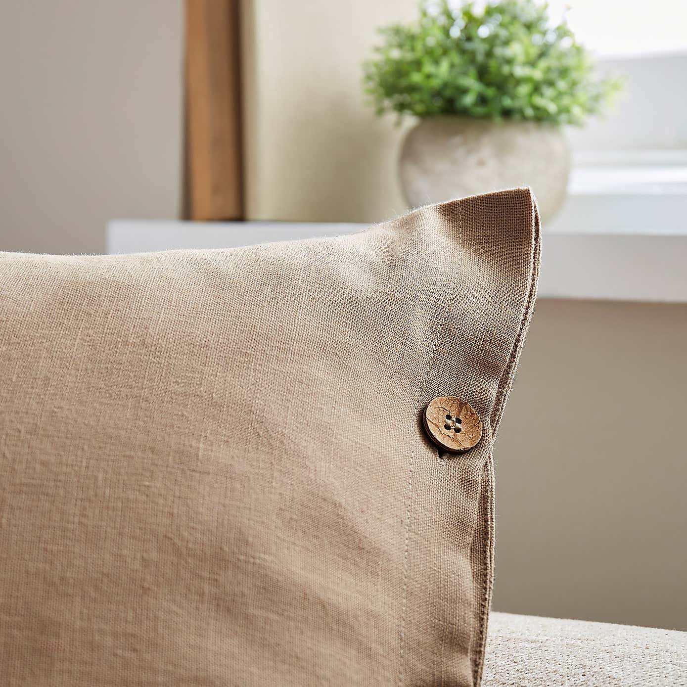 Cotton Linen Cushion Cover