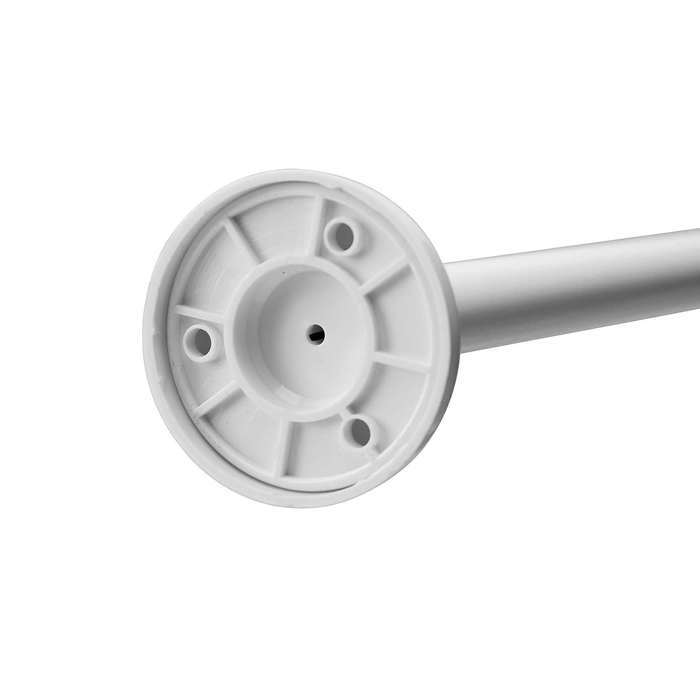 L-Shaped Extendable Shower Rail