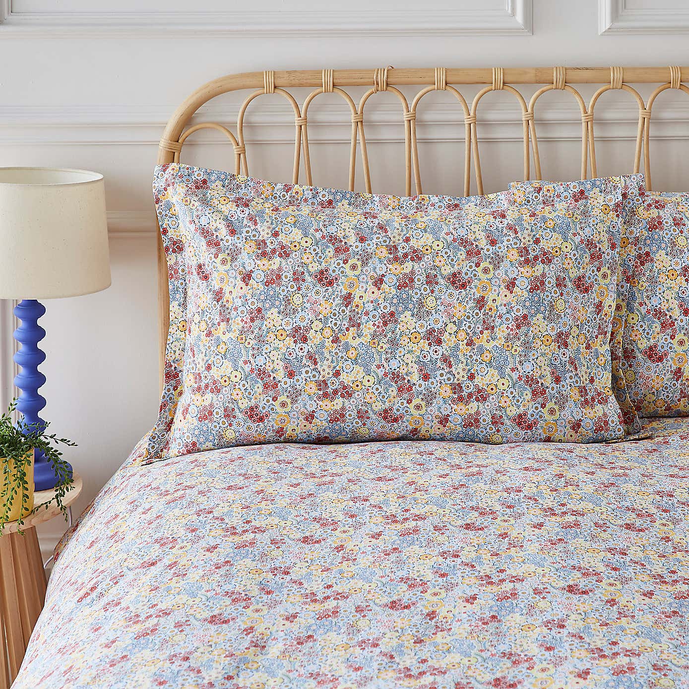 Hannah Retro Ditsy Oxford Pillowcase