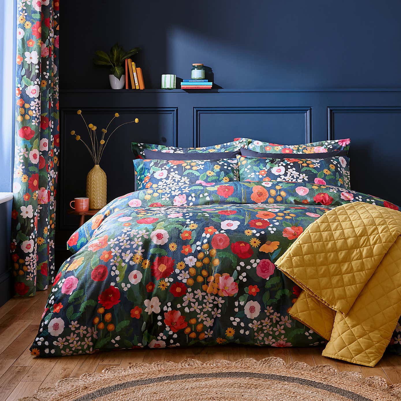 Midnight Garden Duvet Cover & Pillowcase Set