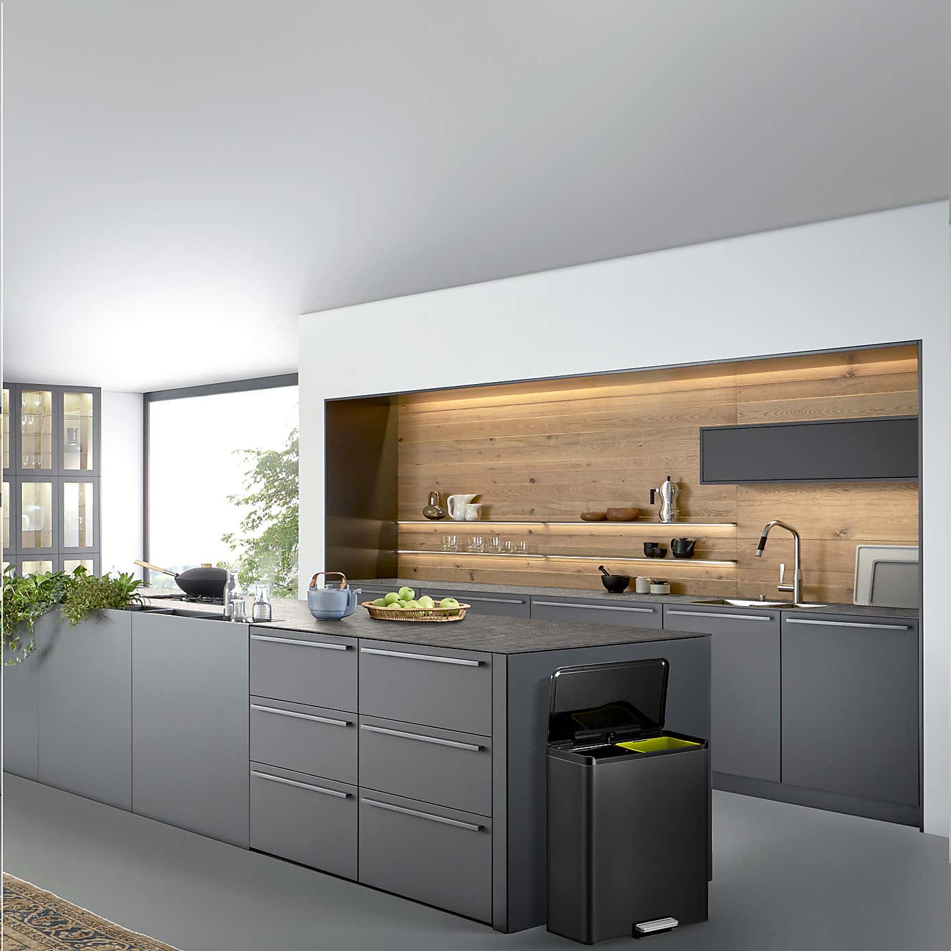 EKO Essential 20/20 Litre Recycler Steel Bin