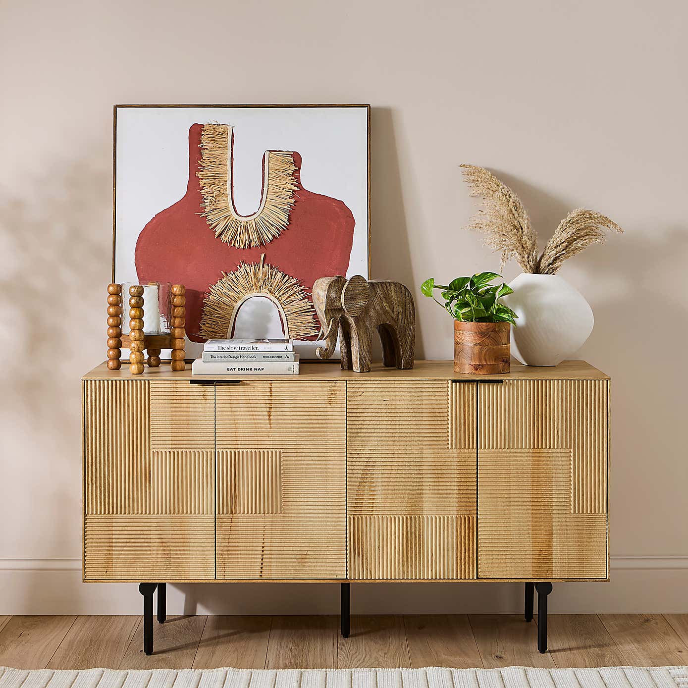 Spencer Large Sideboard, Mango Wood
