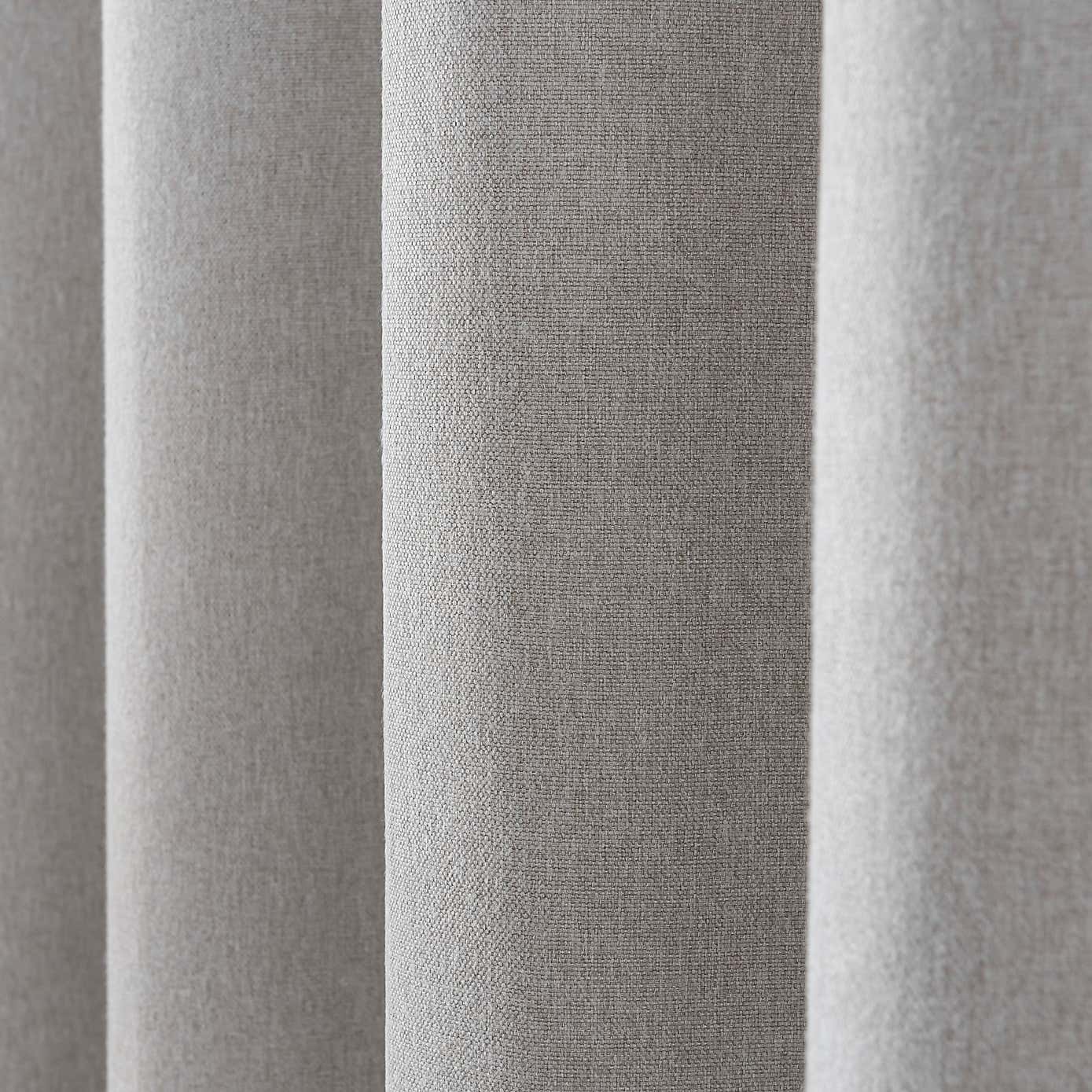 Luna Brushed Ultra Blackout Eyelet Curtains