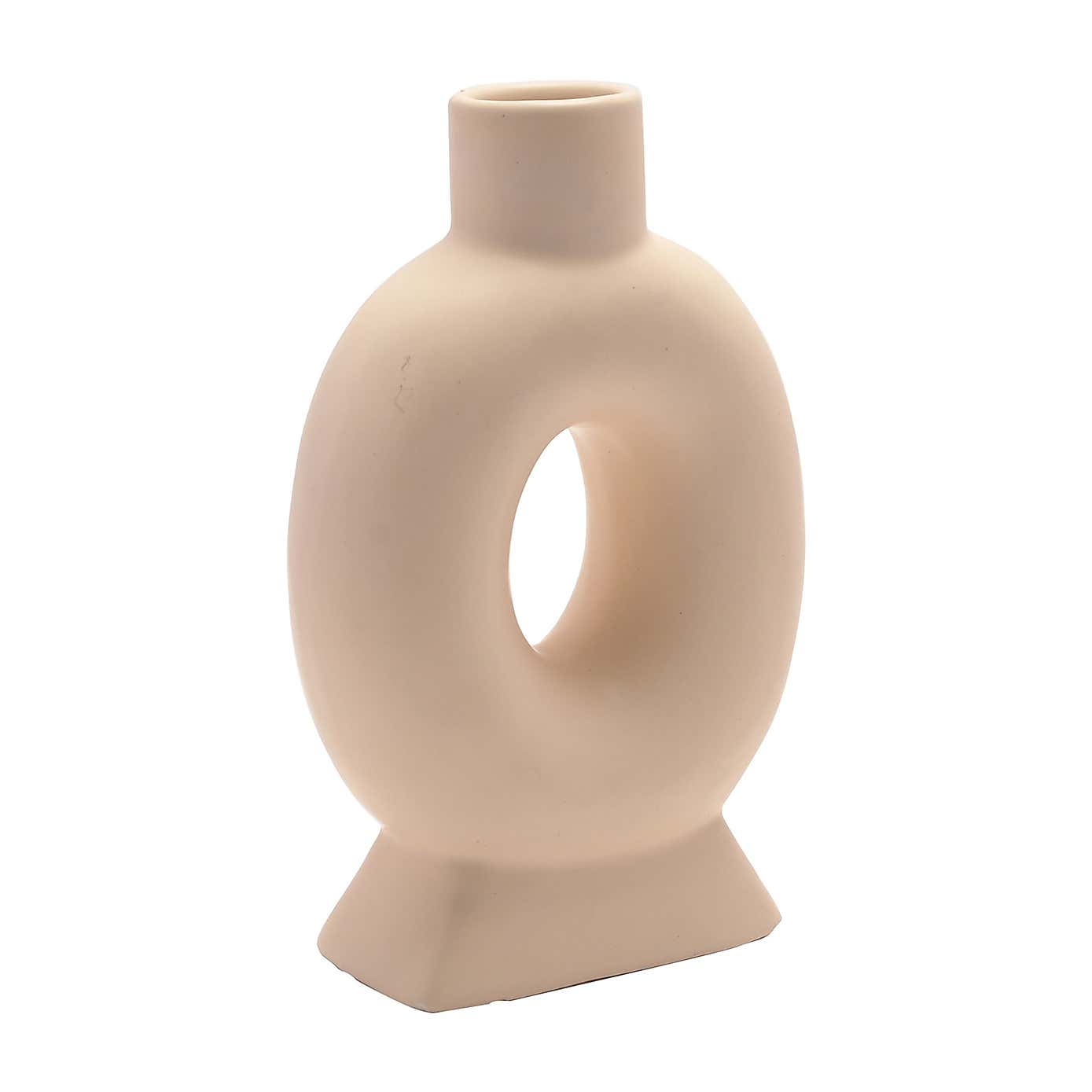 Hestia Oval Style Ceramic Vase
