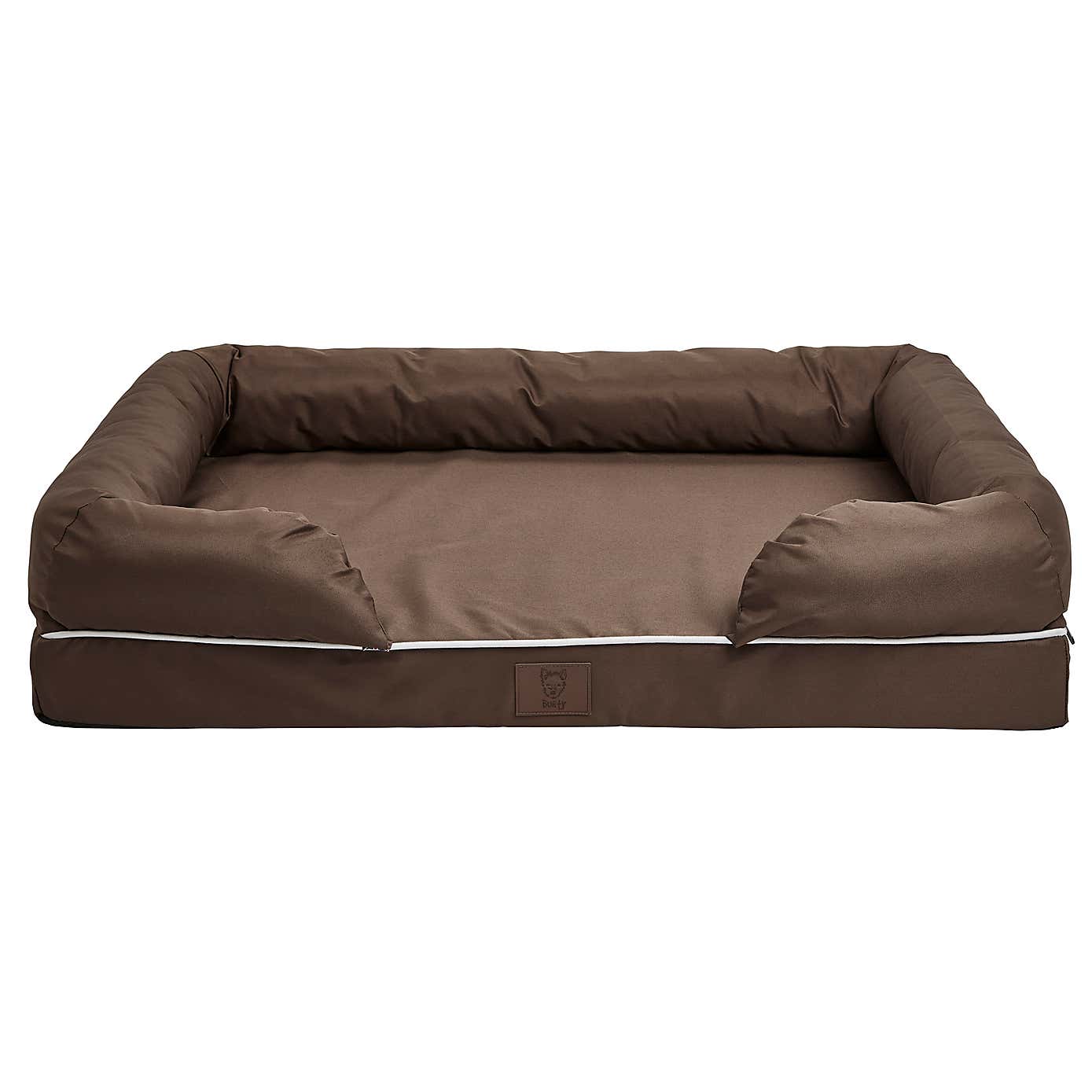 Bunty Brown Waterproof Cosy Couch Dog Bed