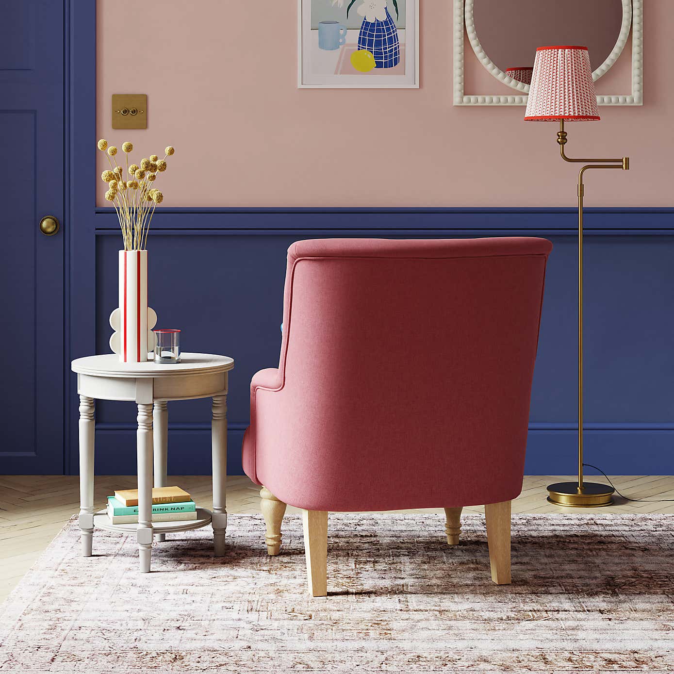 Arianna Button Back Accent Chair