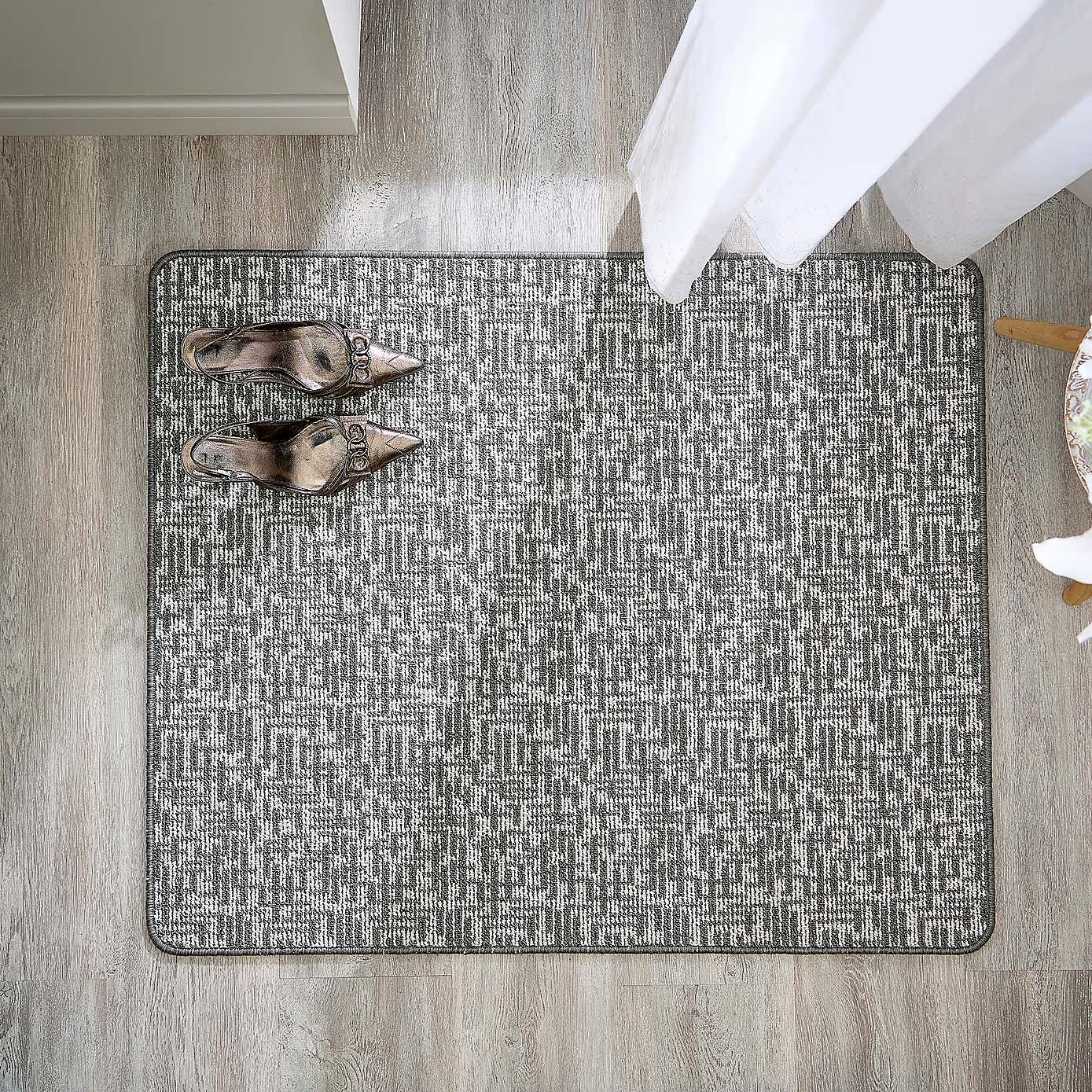 Marvel Boucle Grid Washable Doormat