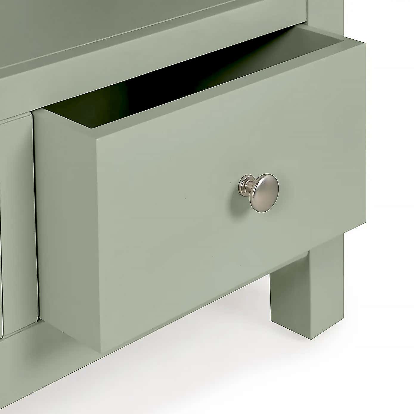 Bromley Grey Low Bookcase