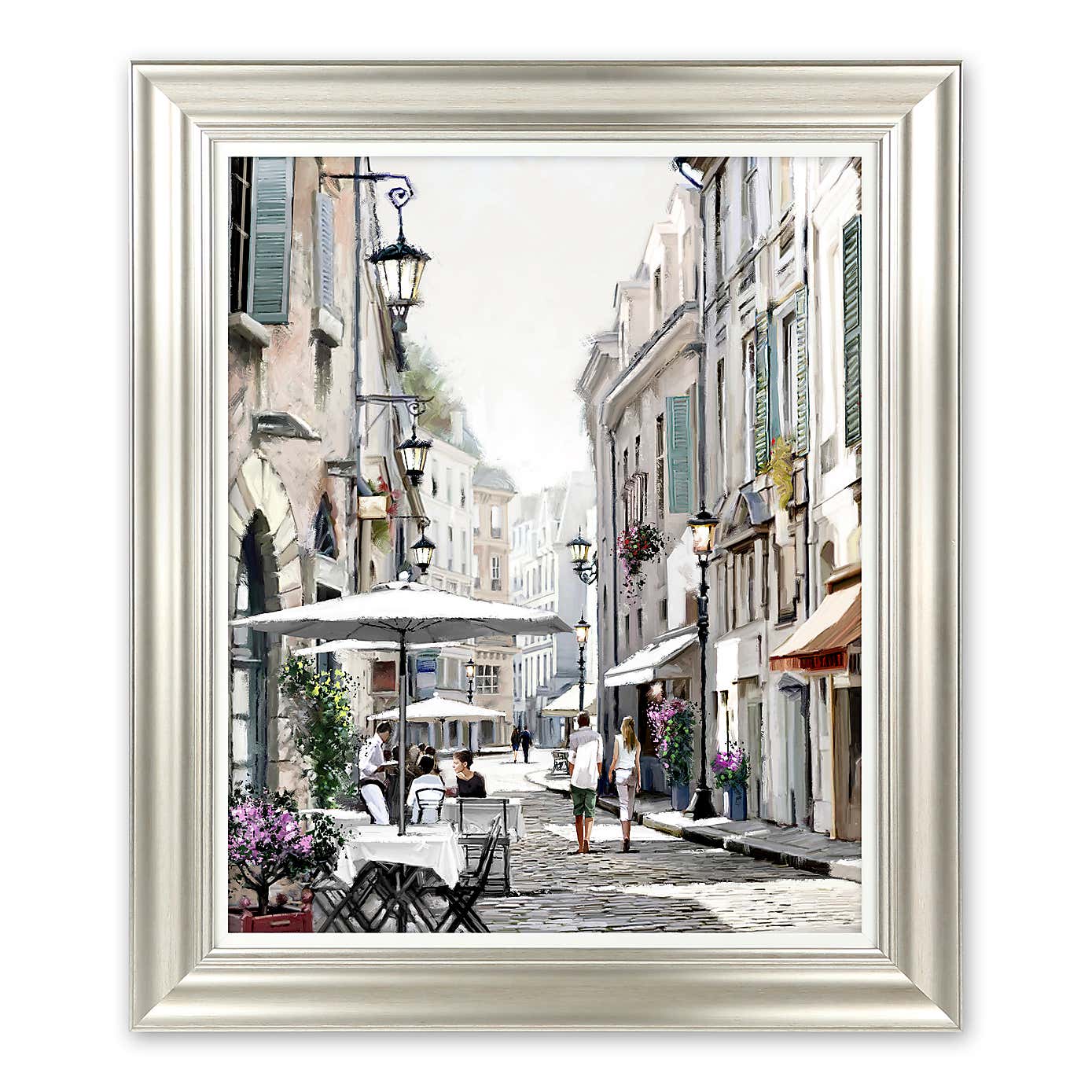 Summer Street II by Richard Macneil Framed Print