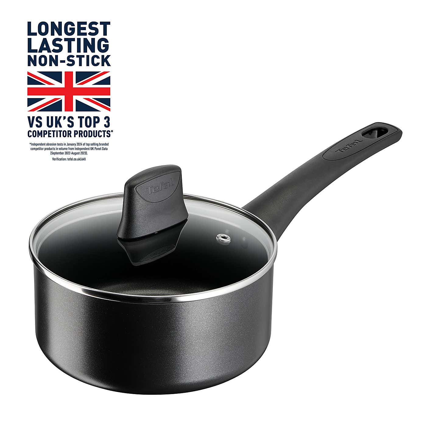 Tefal Titanium Force Non-Stick Aluminium Saucepan, 20cm