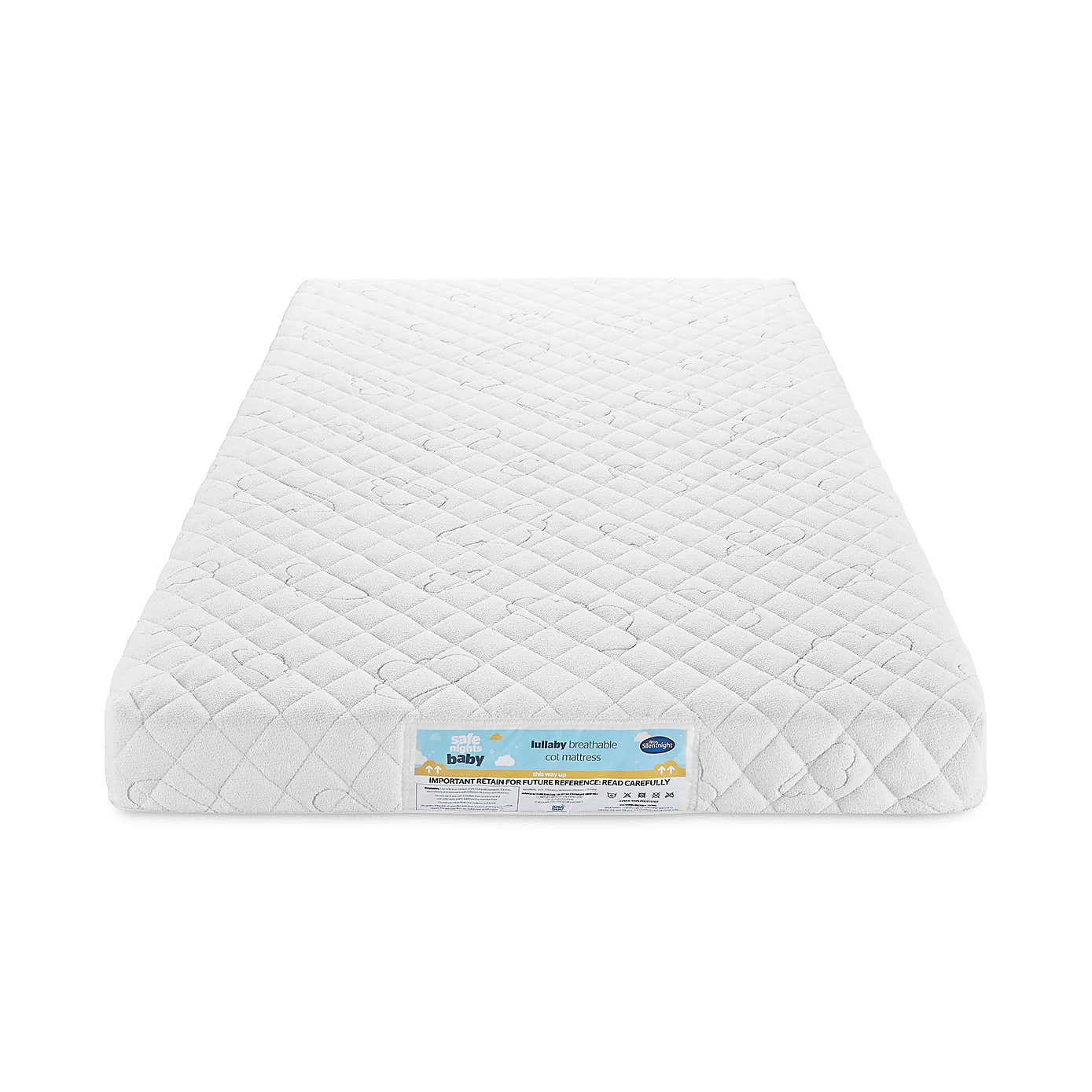 Safe Nights Lullaby Breathable Cot Mattress