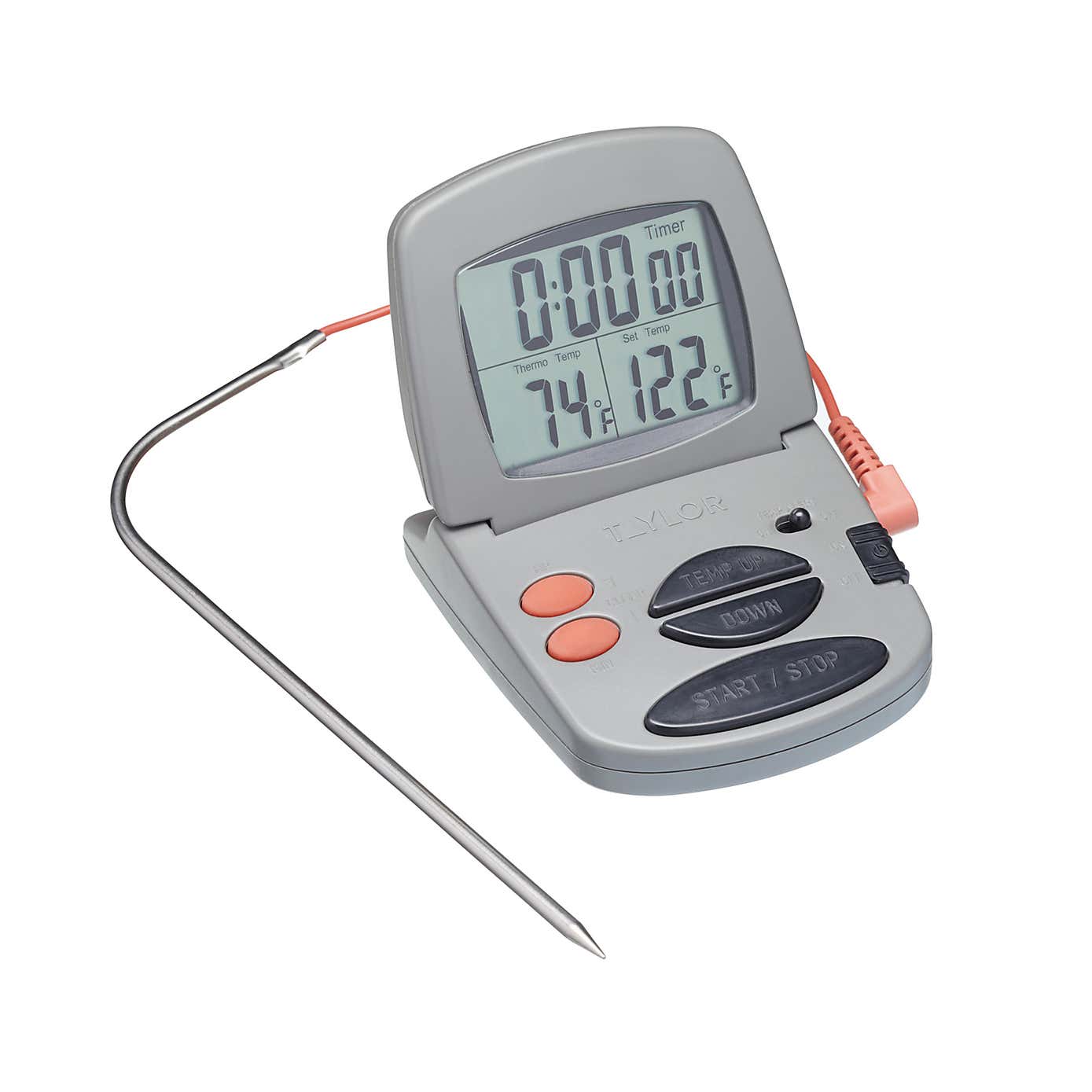 Taylor Oven-Safe Leave-In Remote Digital Meat Thermometer