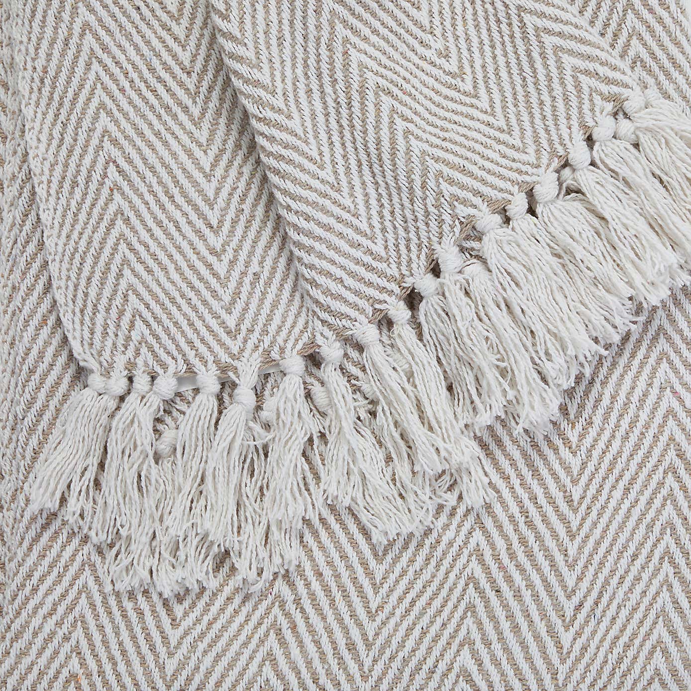 Jenson Herringbone 130cm x 180cm Throw