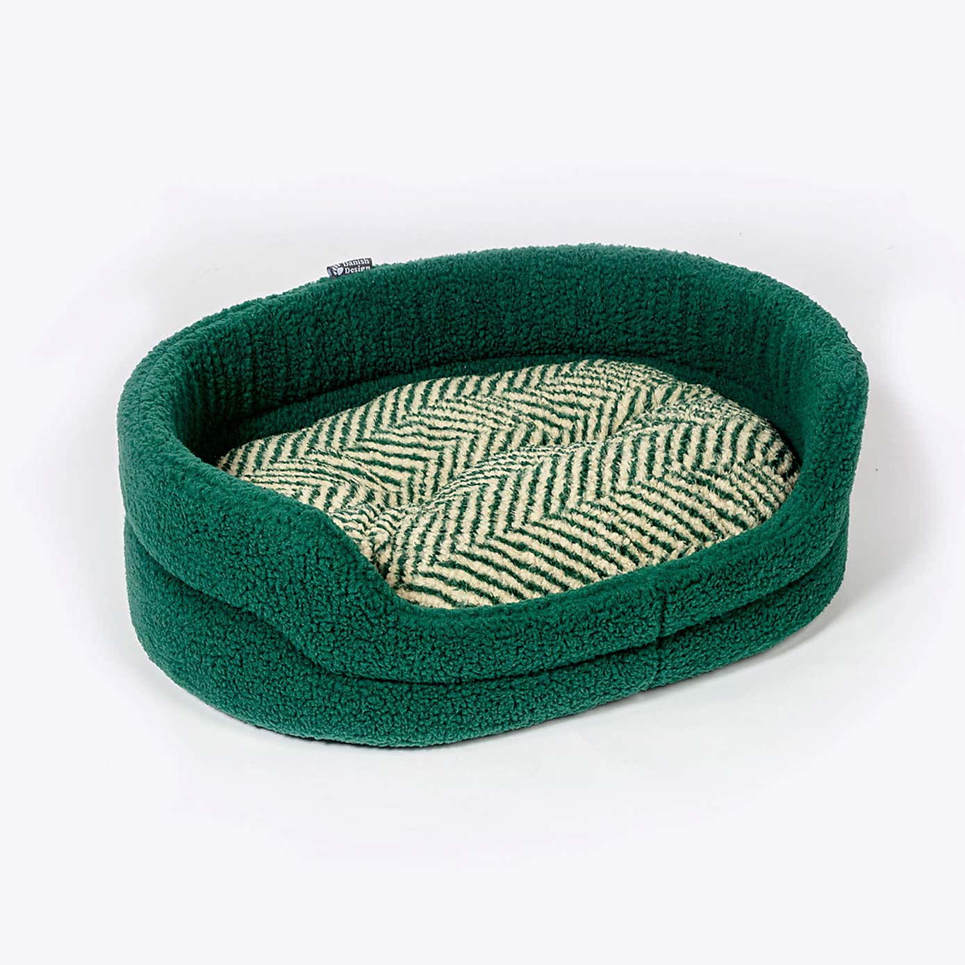 Danish Design Fleece Herringbone Slumber Dog Bed