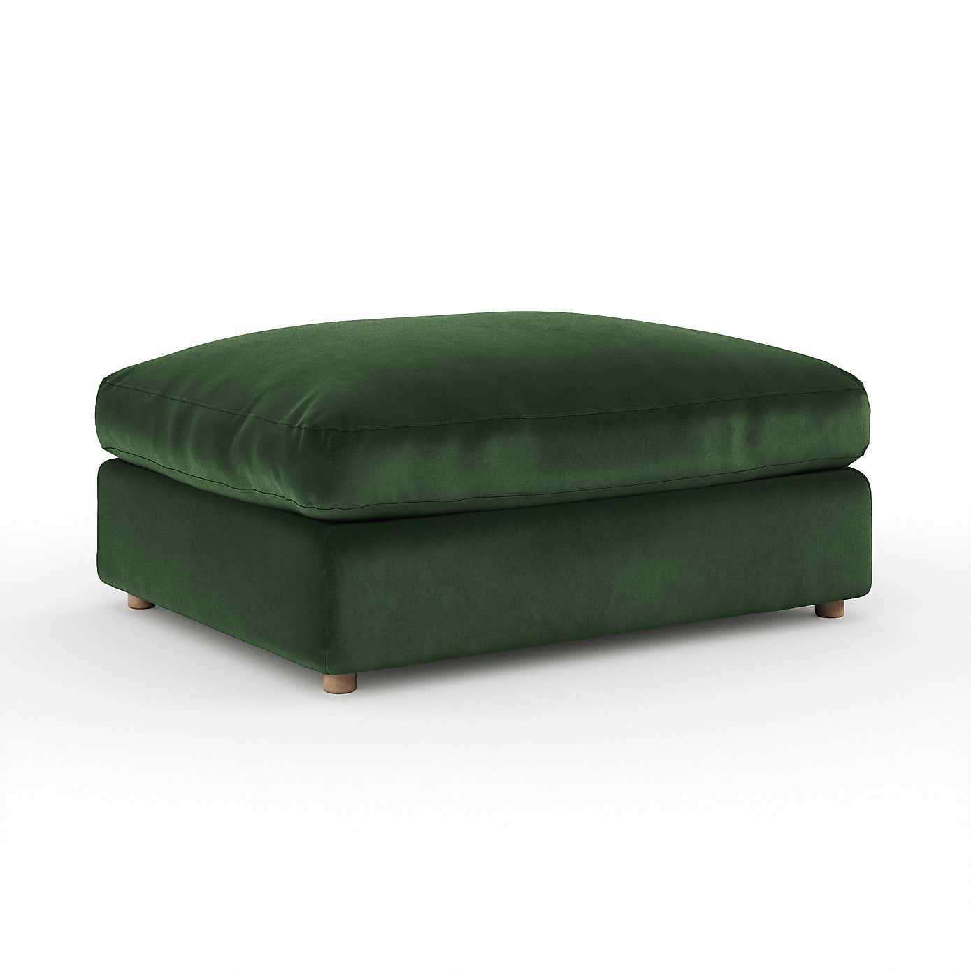 Full Circle Austin Cosy Velvet Modular Footstool