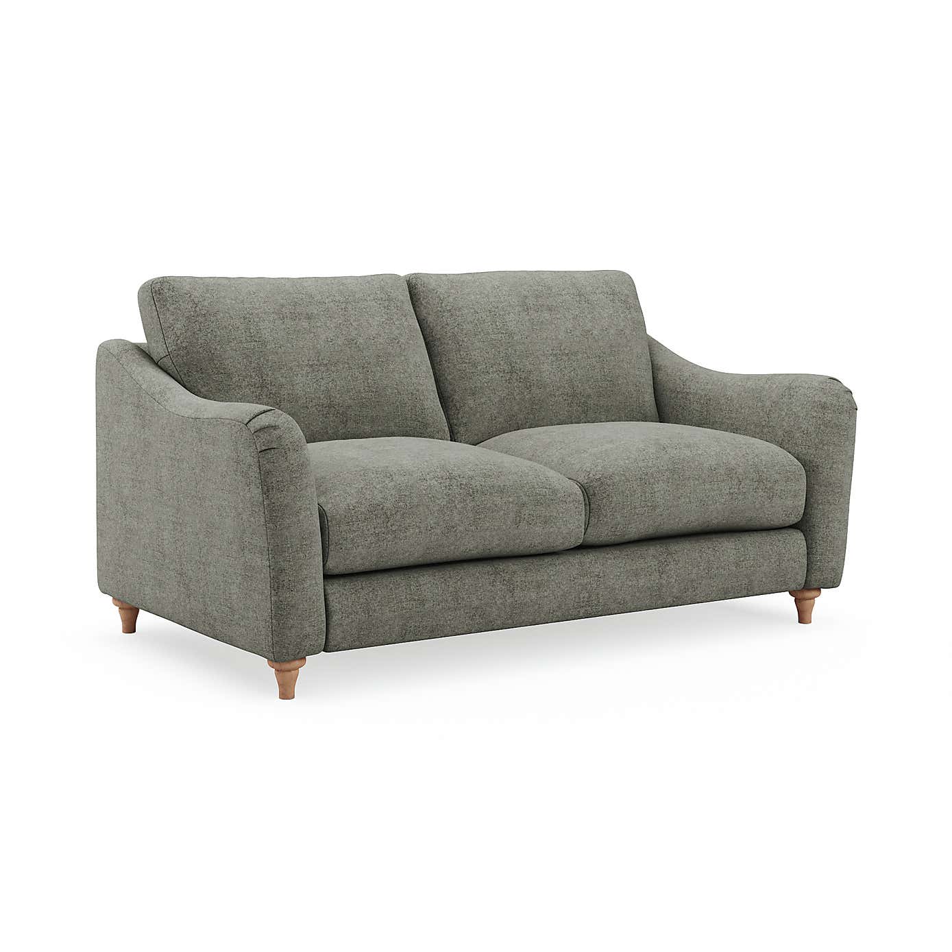Hattie Tonal Plush Chenille 2 Seater Sofa