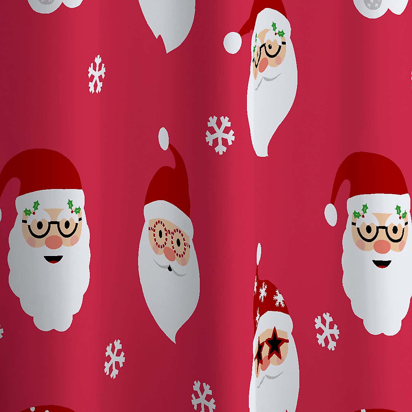 Catherine Lansfield Christmas Santa Spectacular Shower Curtain