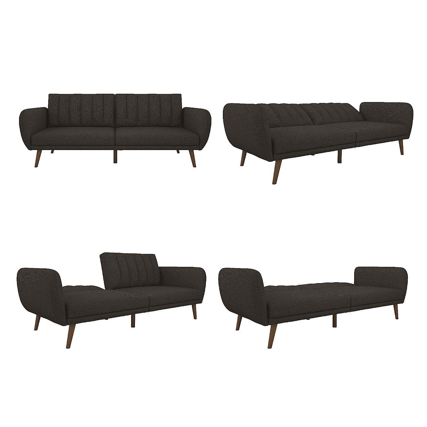 Brittany Linen Double Sofa Bed