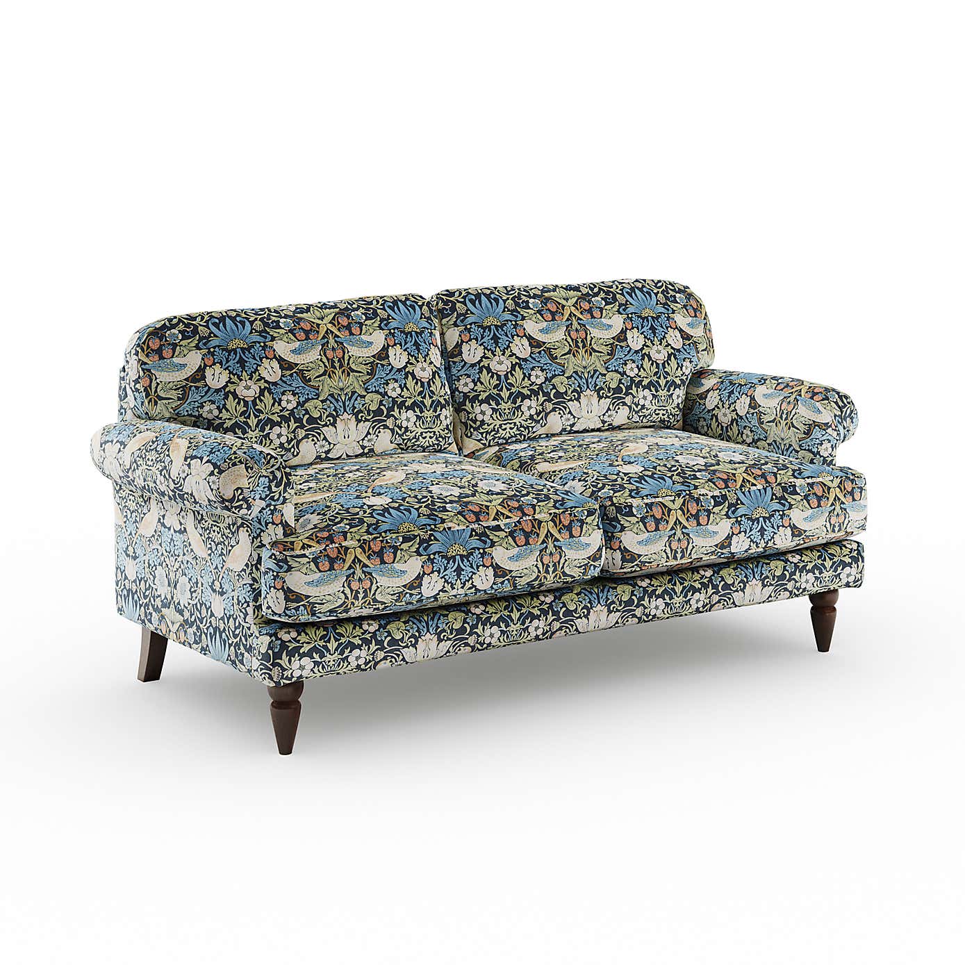 William Morris Strawberry Thief Velvet Fabric Sample