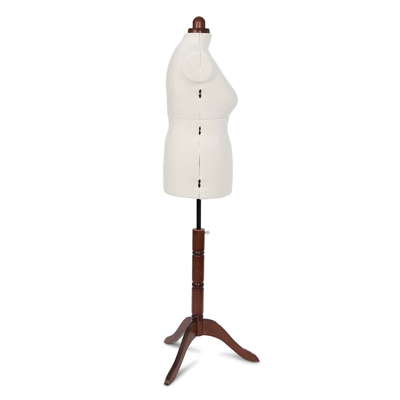 Lady Valet Ecru Adjustale Dress Form