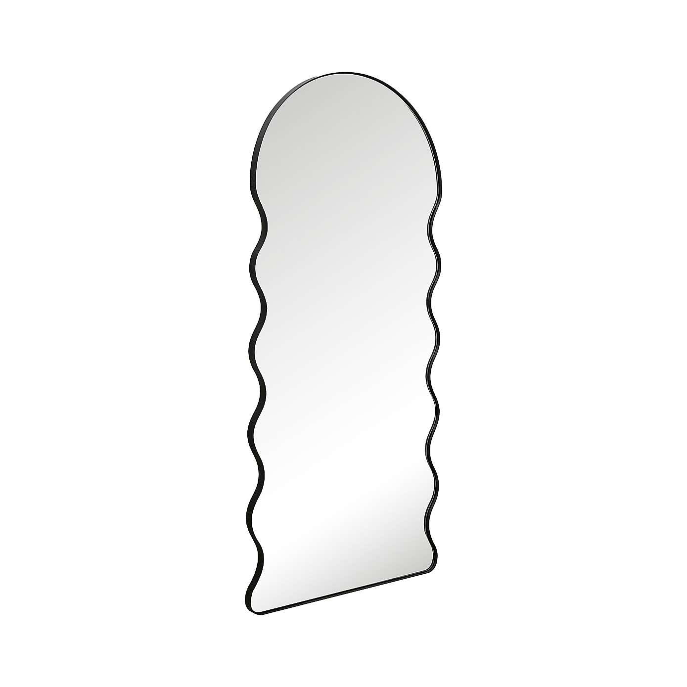 The Fluctus Dome Arch Topped Wavy Wall Mirror