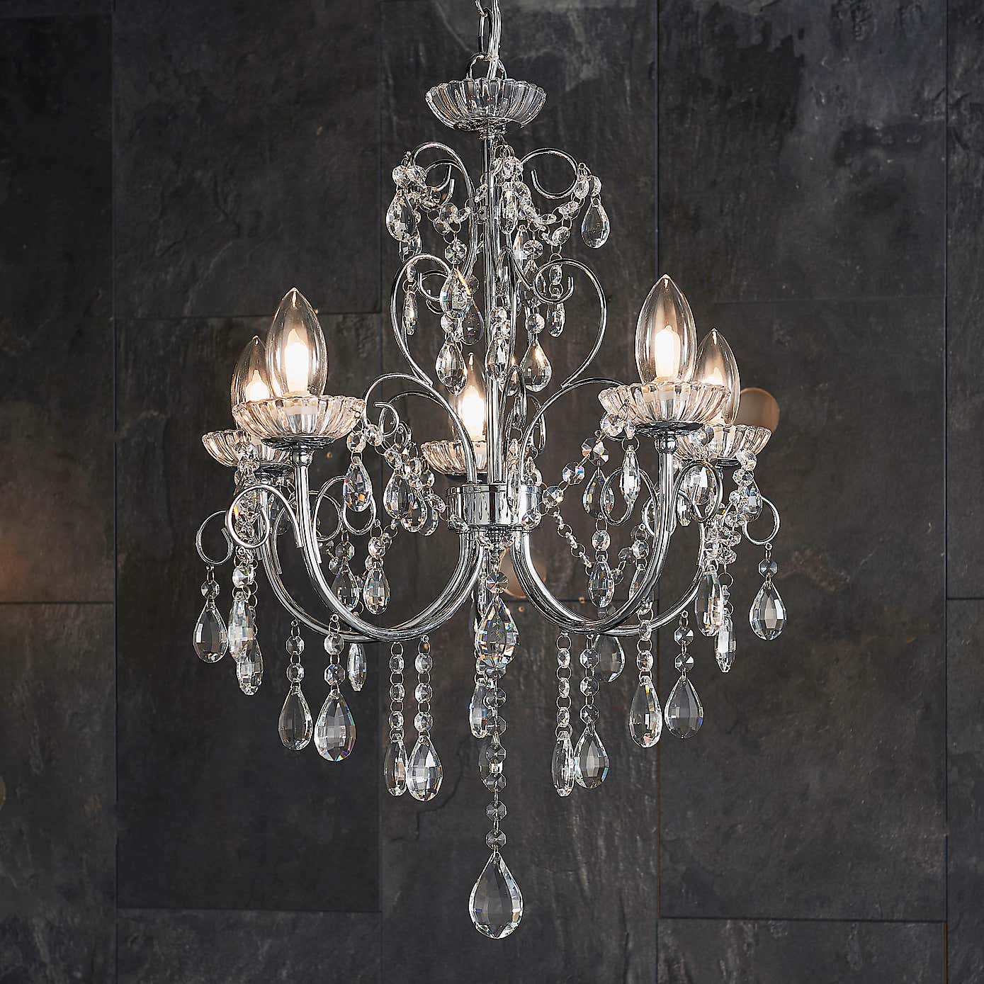Tabitha 5 Light 51cm Chandelier