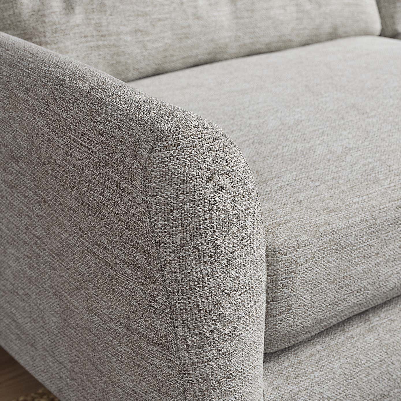 Sven Tonal Weave 4 Seater Sofa