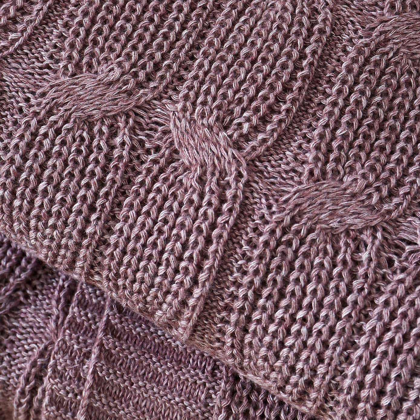 Chunky Marl Knit Throw 130cm x 170cm