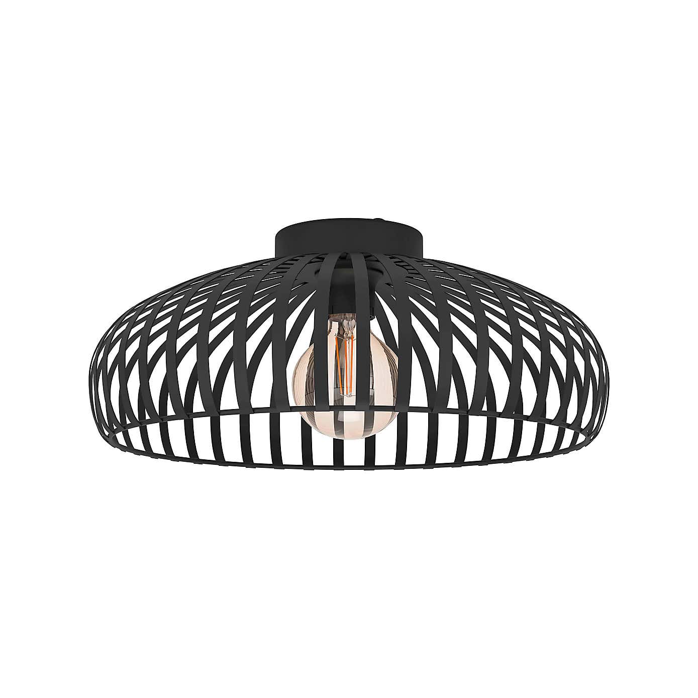 EGLO Mogano Flush Ceiling Light