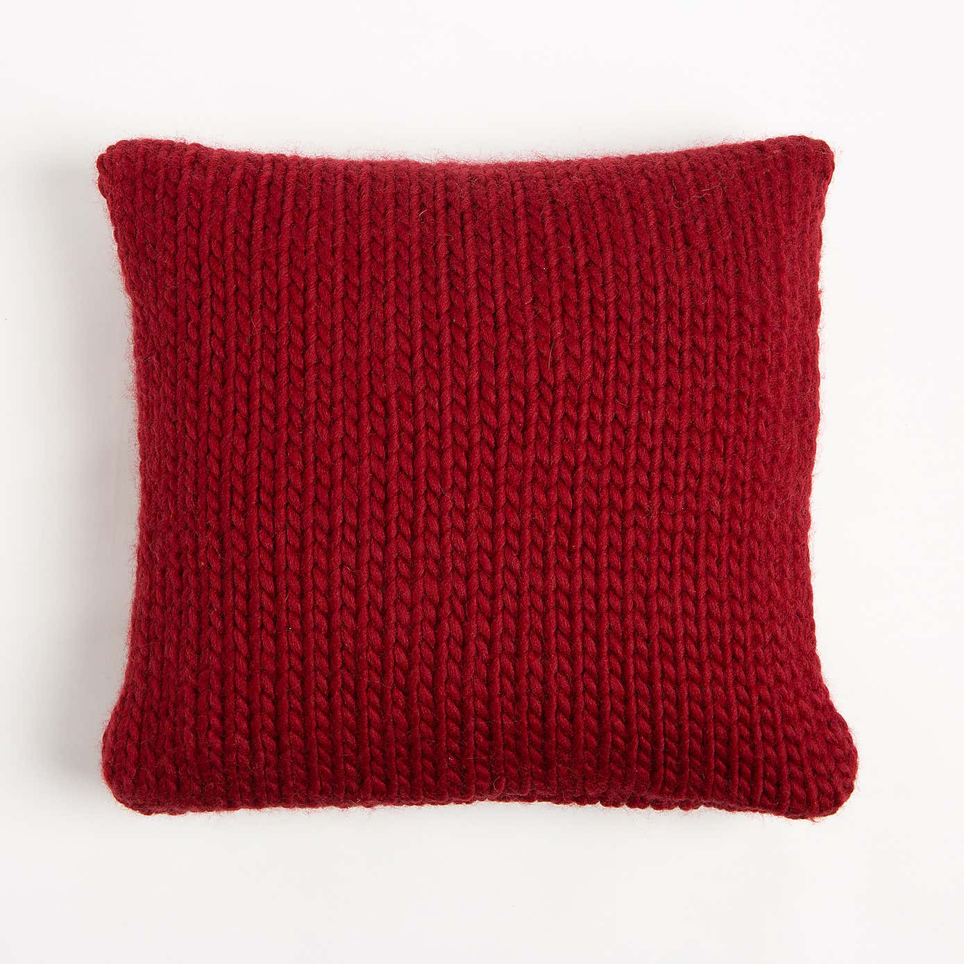 Wool Couture Wool Couture Queen of Hearts Cushion Ruby Knit Kit