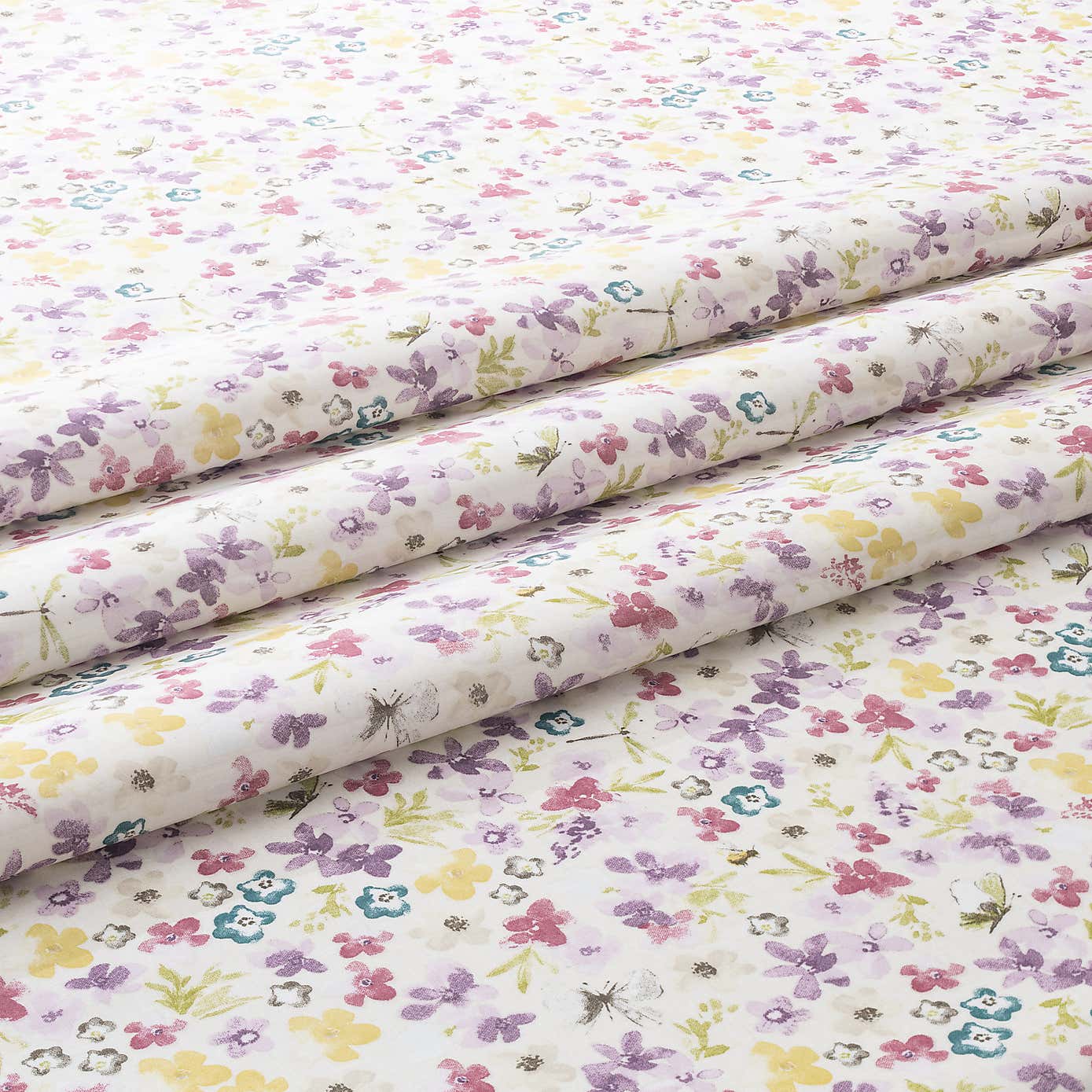 Hidcote Lilac Floral PVC